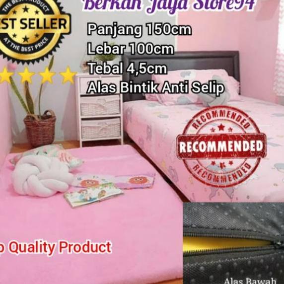 ♬ Karpet Bulu Tebal 4,5cm Minimalis Ukuran 150x100 (Anti Selip) / Surpet Empuk Lembut ●