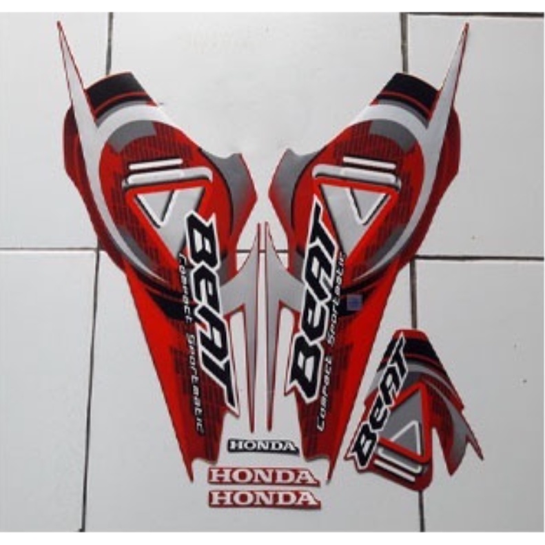 STIKER STRIPING STANDART BEAT KARBU 2009- LIST MOTOR BEAT 2009- STIKER BEAT KARBU 2009-LIS SEPEDA MO
