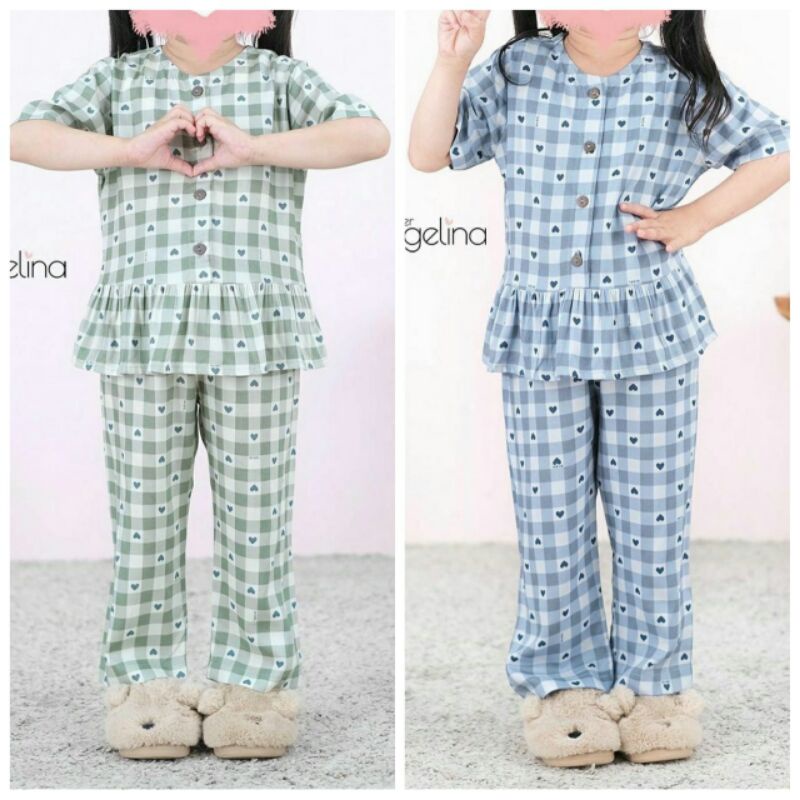 [SIAP KIRIM ] LITTLE LUNA PAJAMAS PASHA STINE BLACK SIZE 10-12Y BY ATELIER ANGELINA