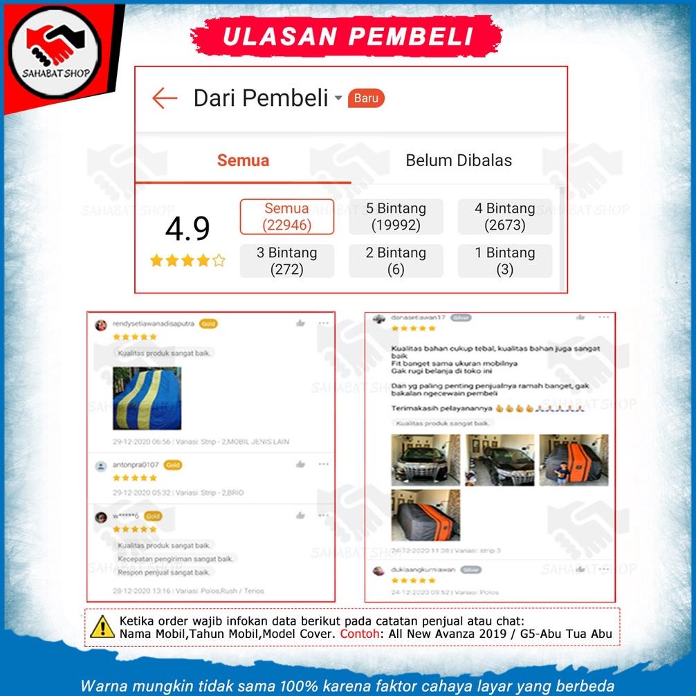 Body Cover Sarung Mobil All New Avanza Veloz Selimut Toyota Avansa Outdoor 2022 2023 2021 Tutup Penu