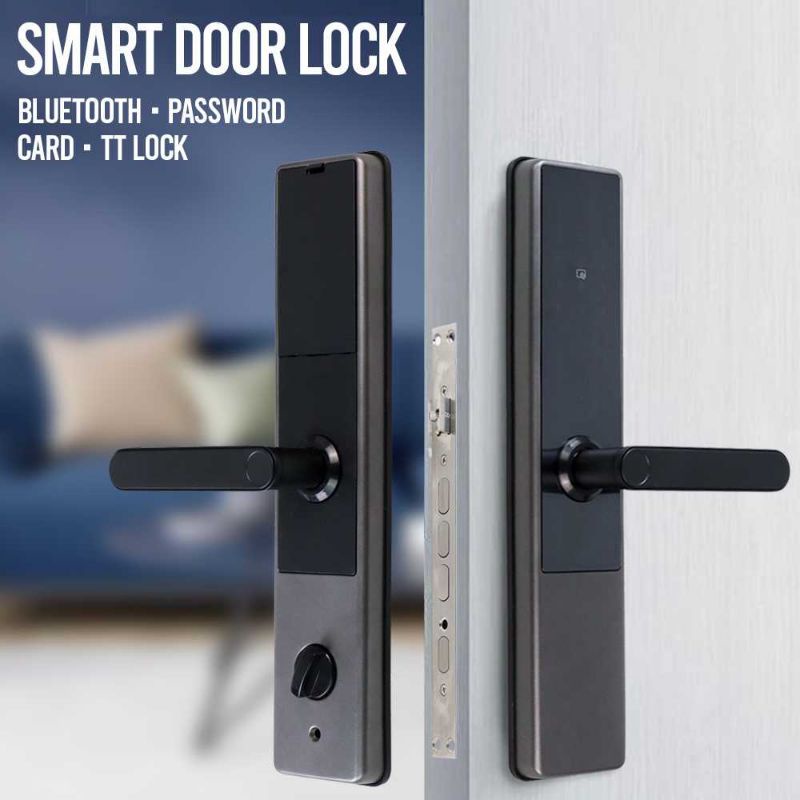 ALOEY Smart Door Lock Bluetooth Password Card TTLock - A1