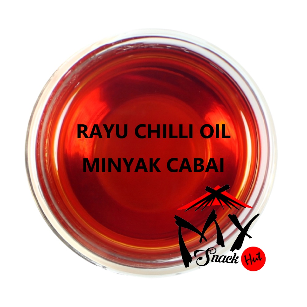 RAYU 50ML - RED CHILLI CHILI OIL MINYAK CABAI CABE LOMBOK MERAH HOT SPICY PEDAS MASAK LAYU LAYOU 辣油