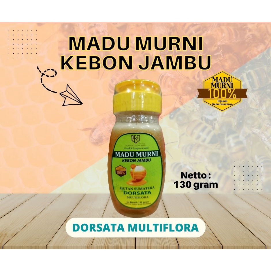 

MADU MURNI 100% TEBING TINGGI HUTAN SUMATERA 130gram ( PONDOK KEBON JAMBU )