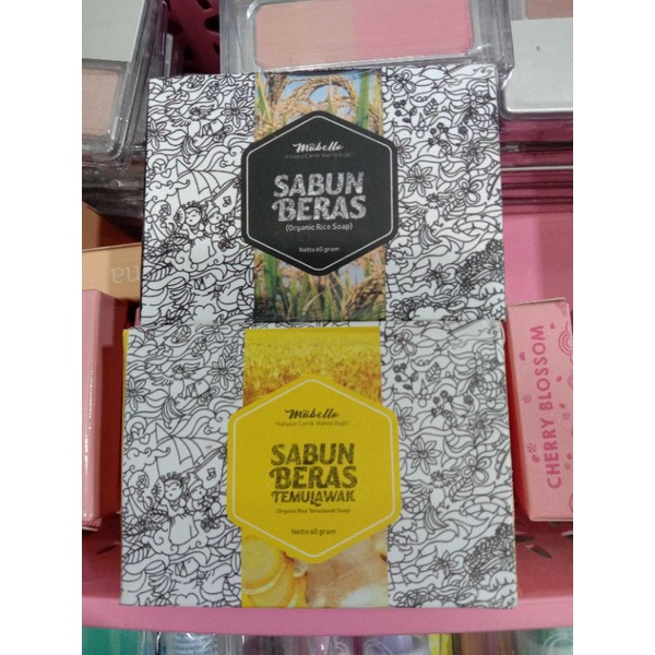 MABELLO Sabun Beras black soap dan temulawak / Best Seller