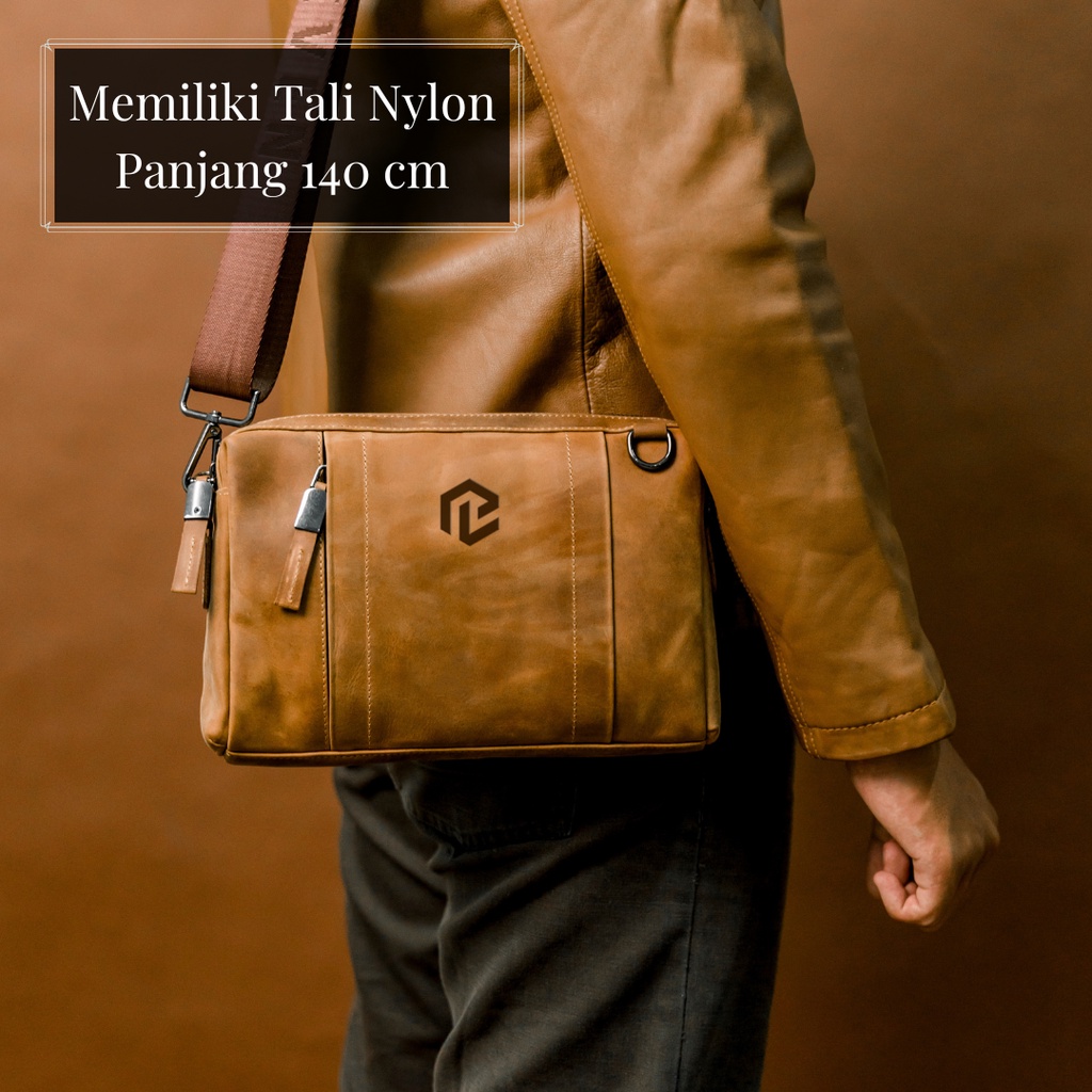 Tas Selempang Multifungsi Fashion Cowok Terkini dan Kekinian Handbag Clutch Cowok Cewek Terbaru - BERLIN MULTIBAG