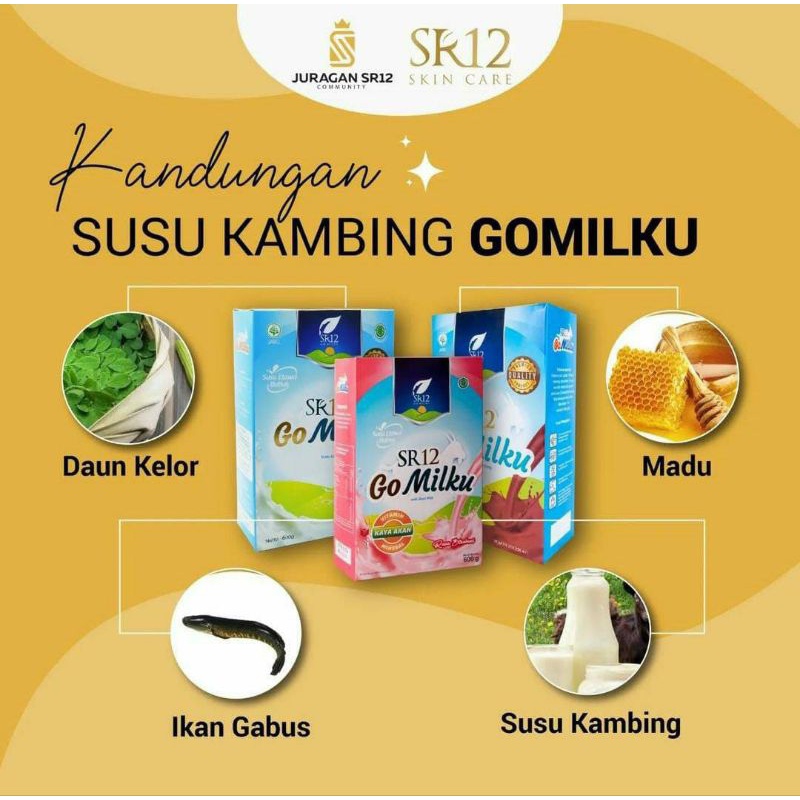 

Gomilku Sr12/Susukambingetawa/Halal Susu Kambing Etawa Premium/BPOM