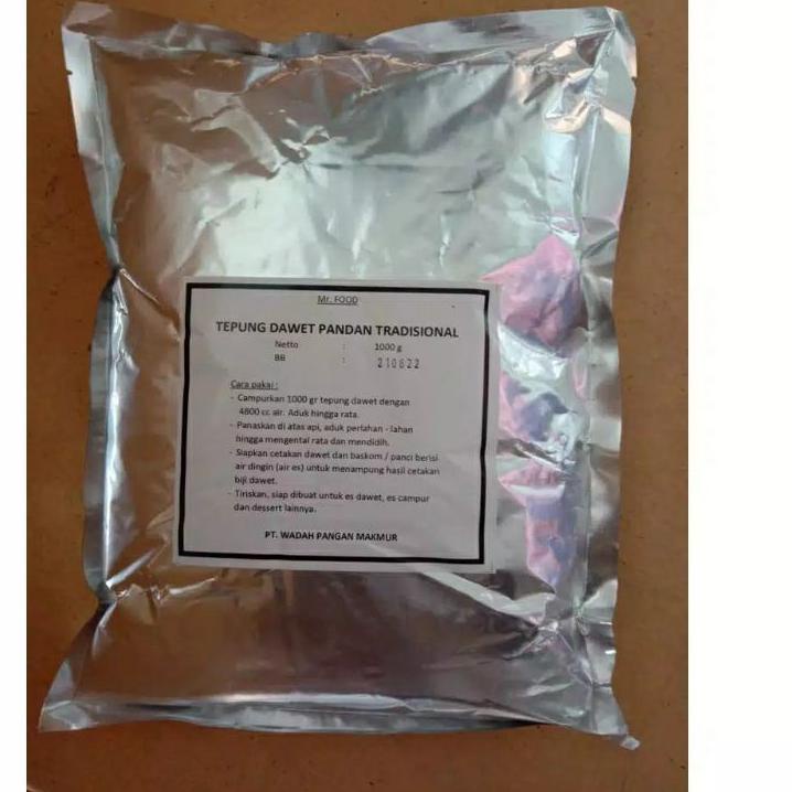 

✲ Tepung Dawet Tradisional Hijau Pandan Mr. Food 1000gr ➯