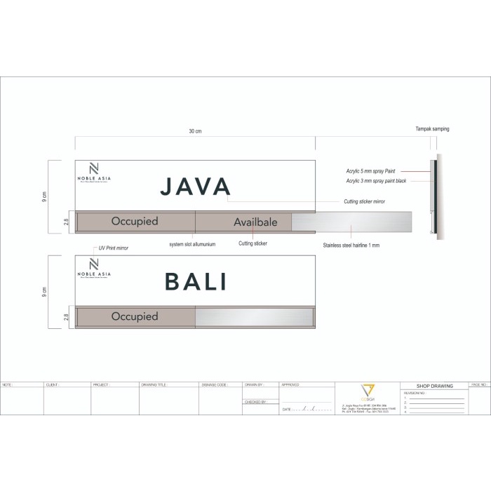 

Books Meeting Room Sign / Tanda Ruang Meeting Acrylic Murah + Logo Uvprint