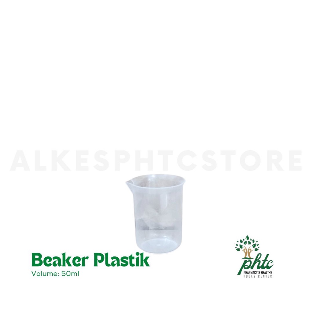 Beaker Plastik l Gelas Kimia Plastik 50ml