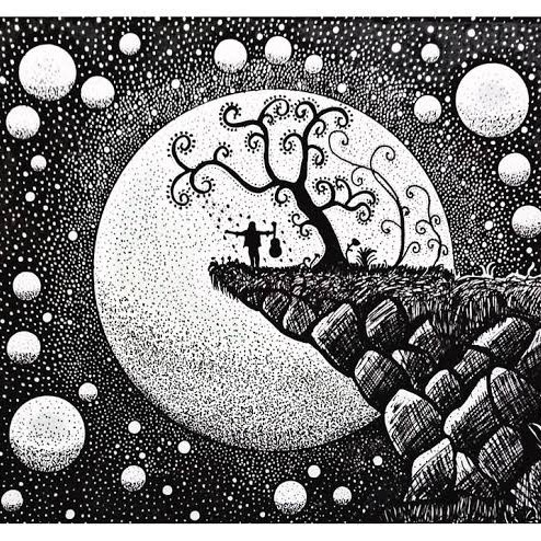 

Terlaris Own World Pen Art Drawing 100Pcs