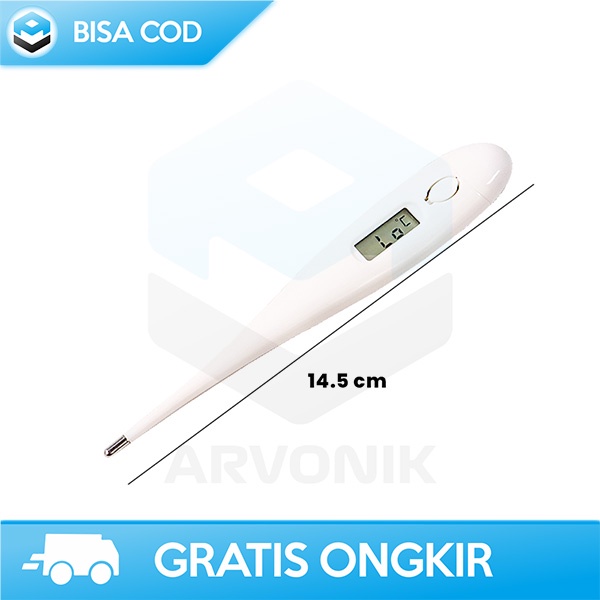 THERMOMETER SUHU TUBUH DIGITAL LED DISPLAY TEPAT AKURAT WITH BEEPER