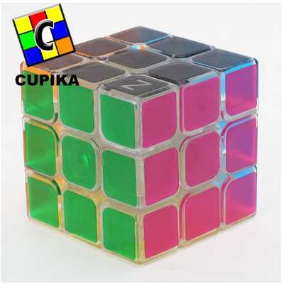 Rubik 3x3 3x3x3 ZCUBE Transparant mainan anak edukasi