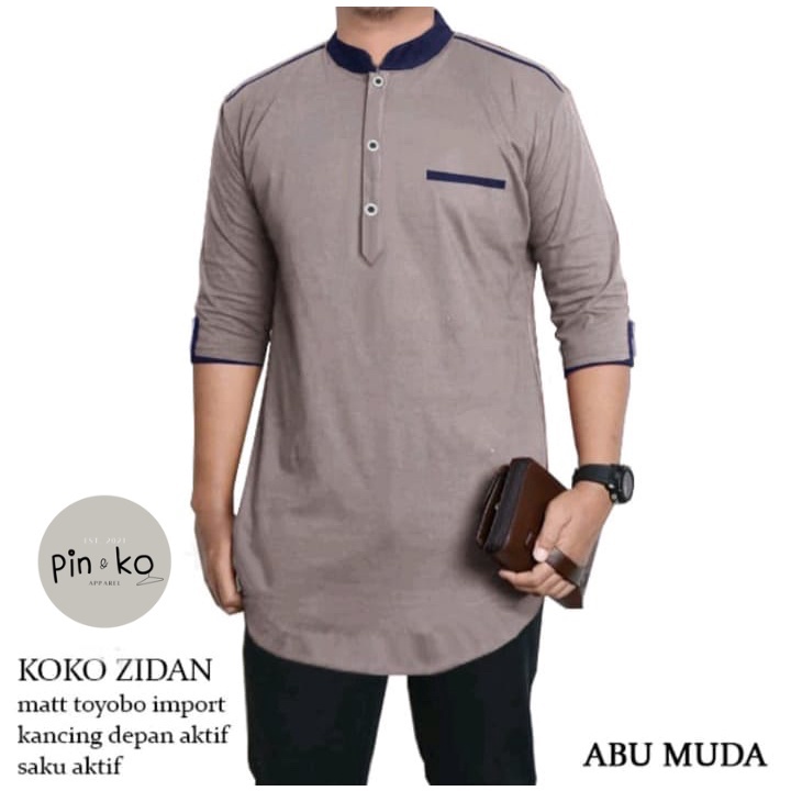 PIK - Koko Kurta Zidan Dewasa JUMBO S, M, L , XL, XXL / BAJU KOKO PRIA JUMBO/ BAJU MUSLIM PRIA/ KOKO MURAH / KOKO KURTA