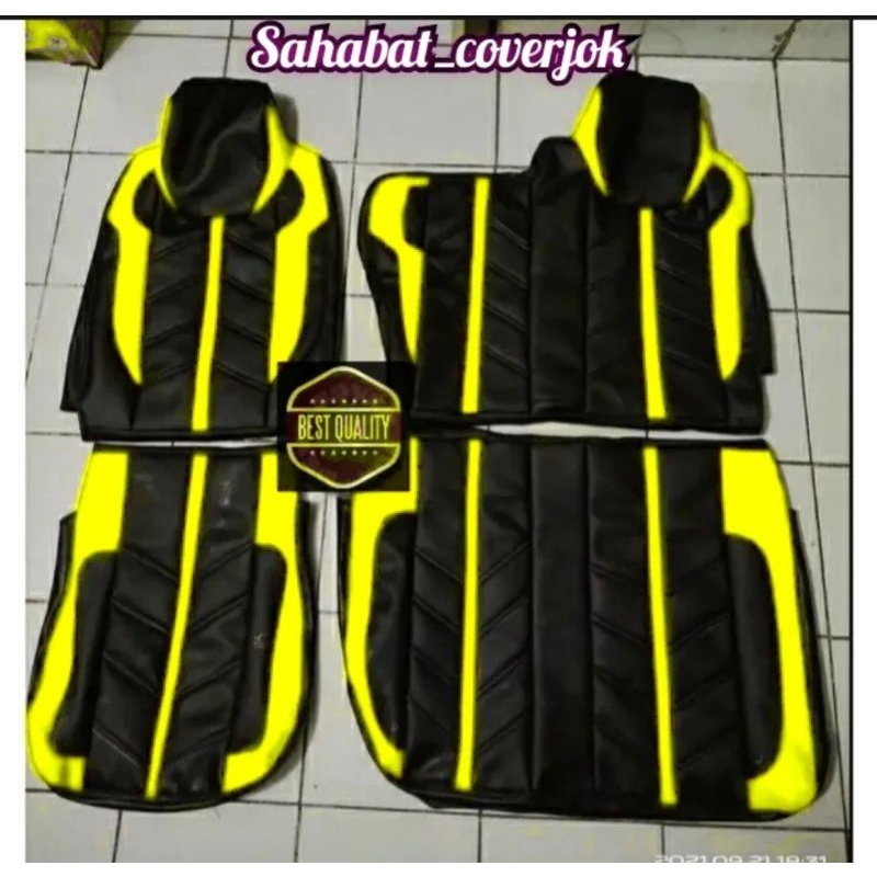 Sarung jok mobil truck NMR71 giga cover jok variasi Cover jok mobil truck NMR71 variasi