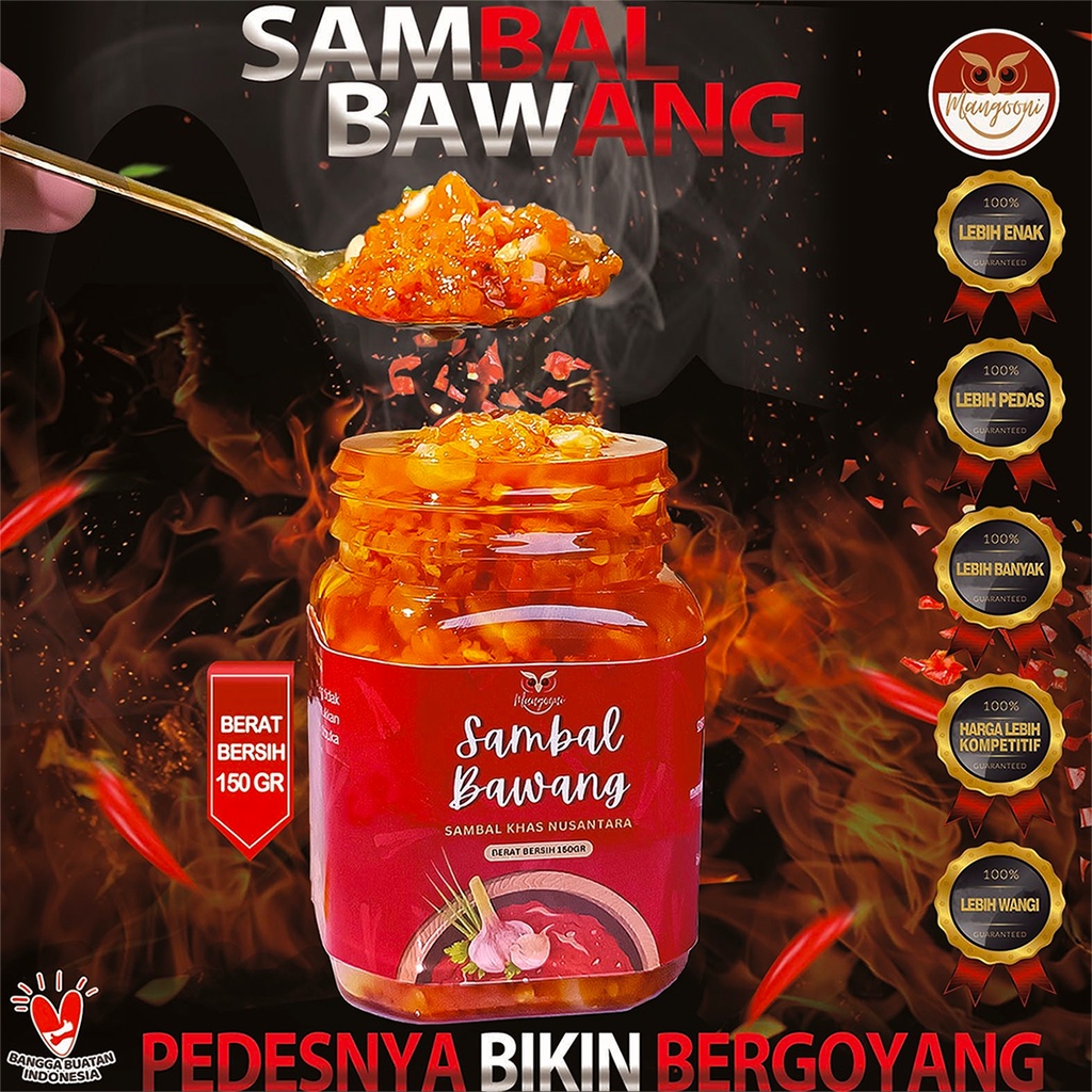 

Sambal Bawang - "Pedesnya Bikin Bergoyang", Sambal Mangooni Khas Indonesia