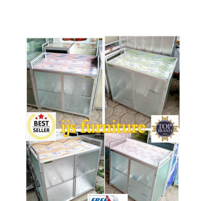 Terlaris Rak Kompor 2 Pintu Bawah Keramik