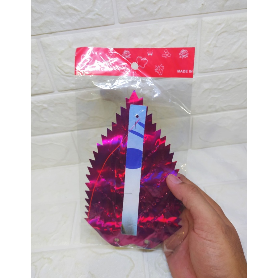 Garland Bola Disko Daun BL C021K - Garland Hiasan Dekorasi Cantik