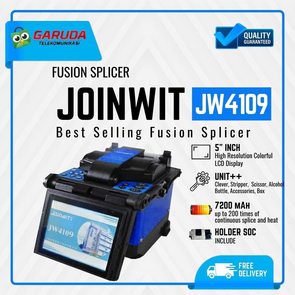 Splicer Joinwit JW 4109 Fusion Splicer Fiber Optik