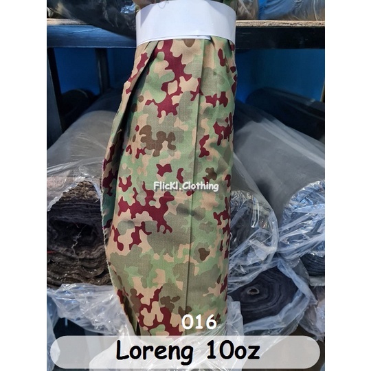 Bahan Kain Loreng Bahan Kain Loreng 10oz Loreng Fashion Camo 10oz TNI Tentara Ormas Militer 10oz