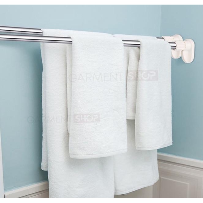 Tiang Jemuran Baju Gantungan Rak Dinding Tanpa Bor Paku