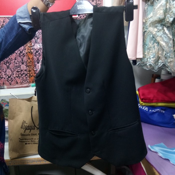 BISA COD Vest dalaman jas warna hitam /VEST RAJUT/VEST WANITA/VEST PRIA/VEST VINTAGE/VEST KOREA/VEST