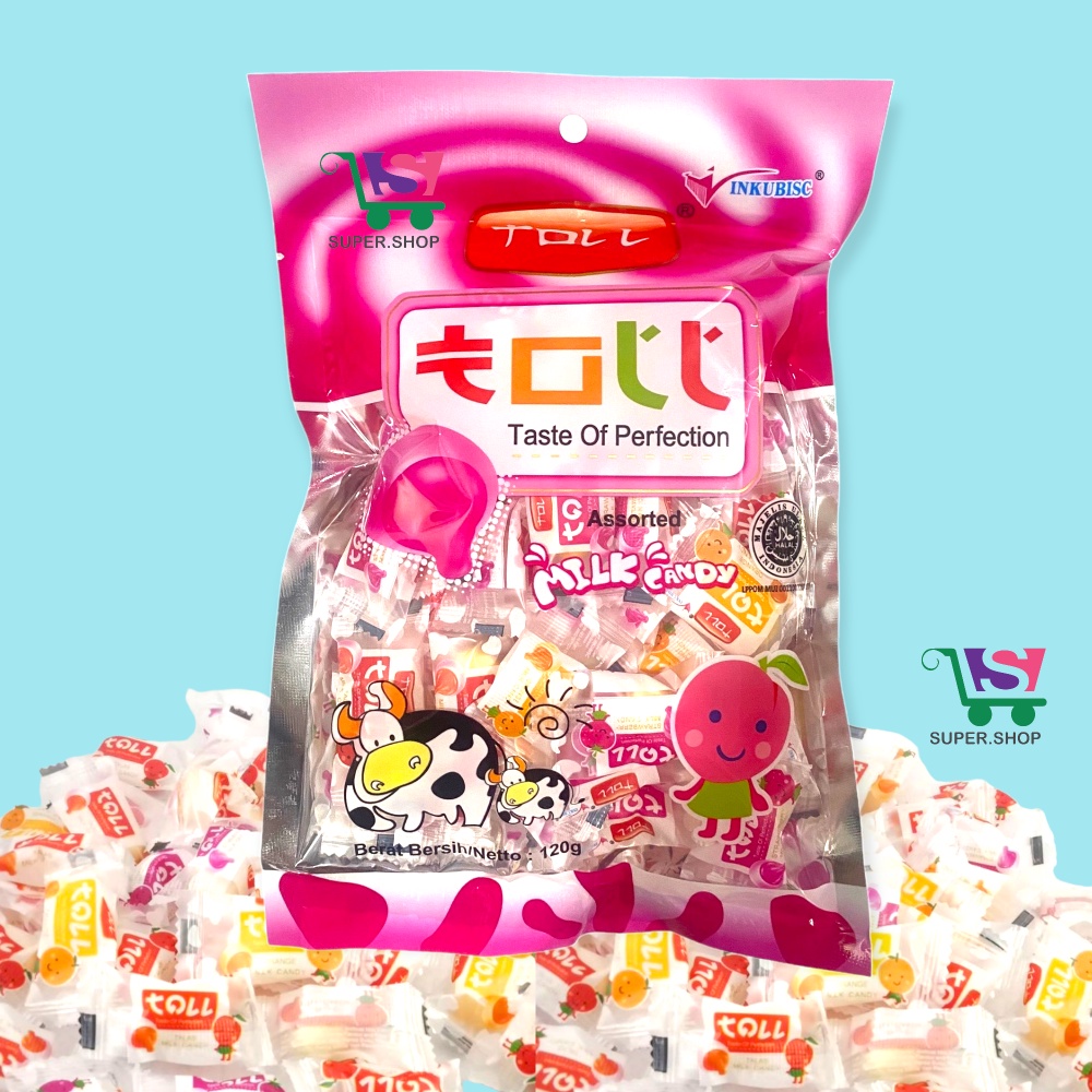 

Permen TOLL Permen Susu Assorted Milk Candy 120 Gram