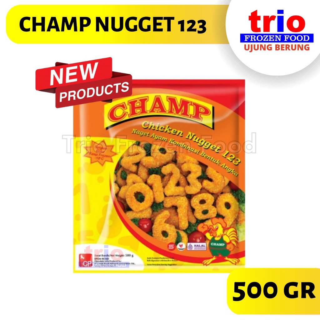 

Champ Chicken Nugget Number 123 500gr