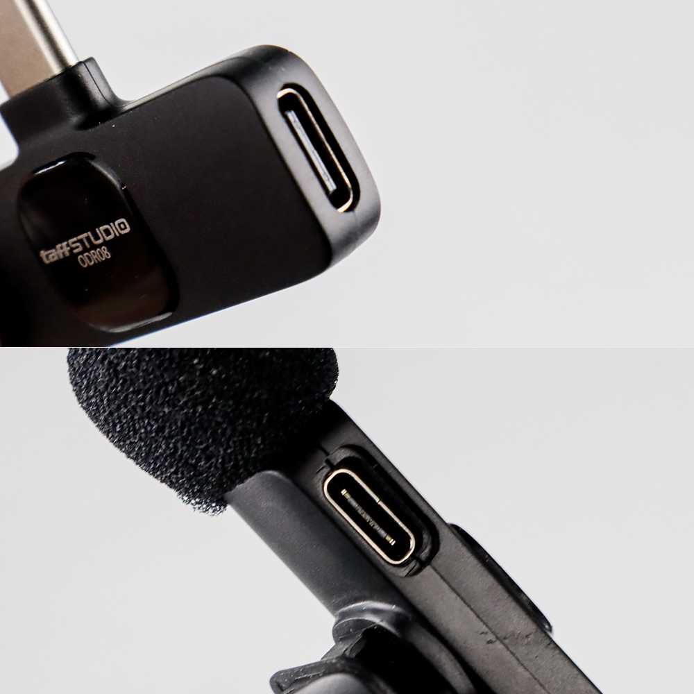 wireless Lavalier microphonoe Bluetooth wireless Lapel Mic Rechargeable Transmitter and Receiver Suara Jernih