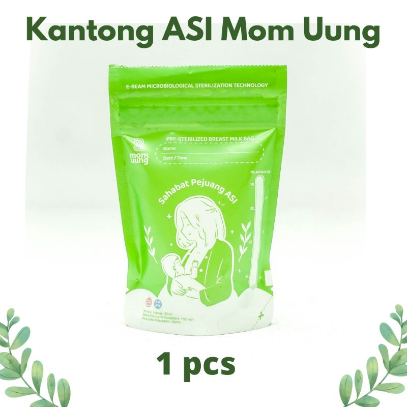 [Eceran 1 PC] MOM UUNG PRE-STERILIZED BREASTMILK BAG/ KANTONG ASI 100 ML DOUBLE ZIPPER