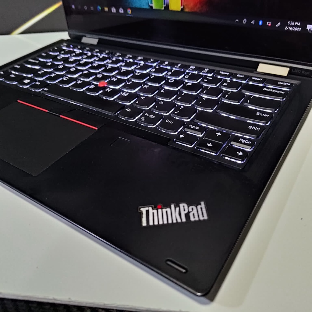 Laptop Lenovo L380 Core i7 Gen 8 Ram 16GB SSD 512GB Win 10 Flip - Touchscreen