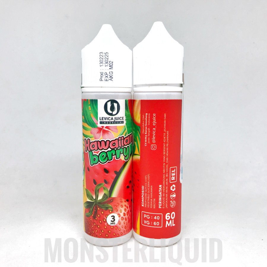 HAWAIIAN BERRY BY LEVICA JUICE INDONEISA 3MG 60ML