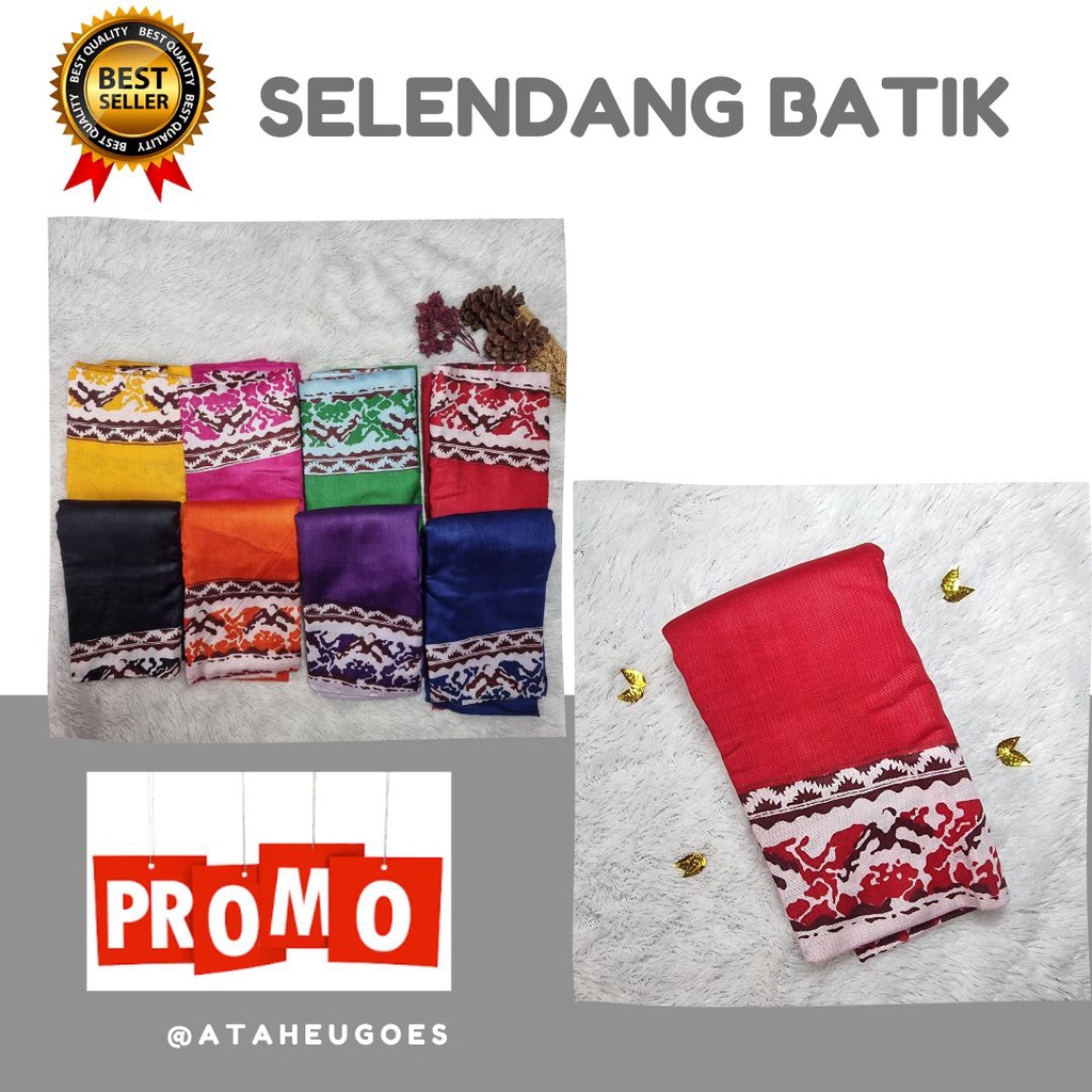 ❄️ READY STOK ❄️ SAMPUR SELENDANG BATIK TARI MENARI || SAMPUR SELENDANG BATIK TARI MENARI -  WARNA W