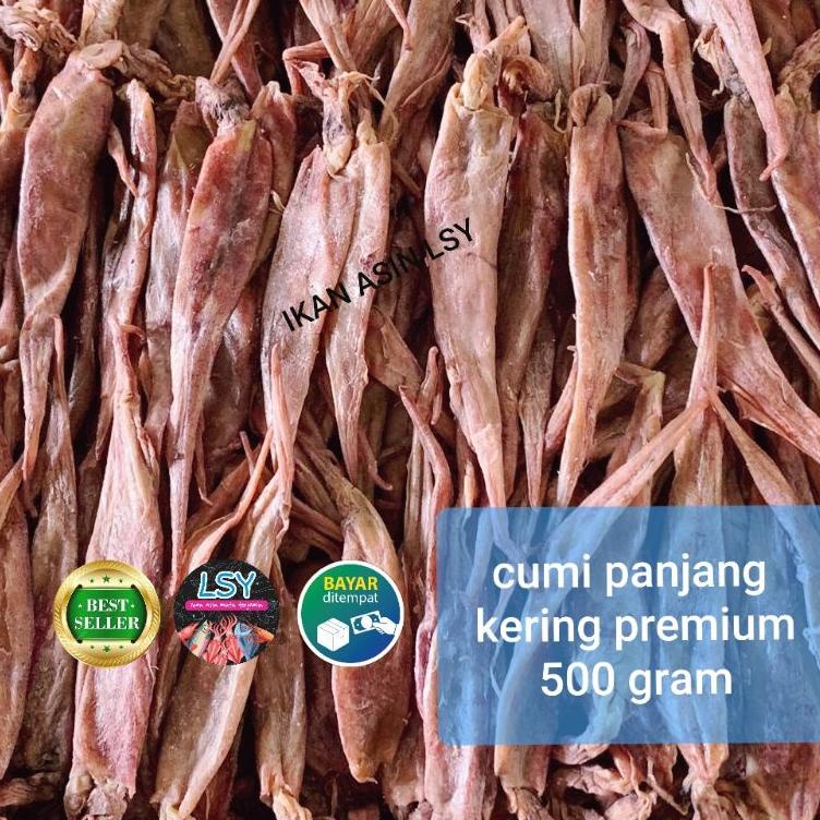 

۝ ikan asin cumi panjang super 500gr ۩