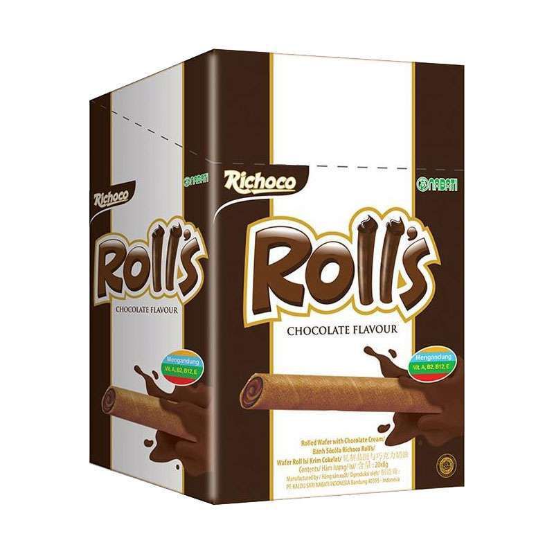 

NABATI ROLLS COKLAT ISI 20