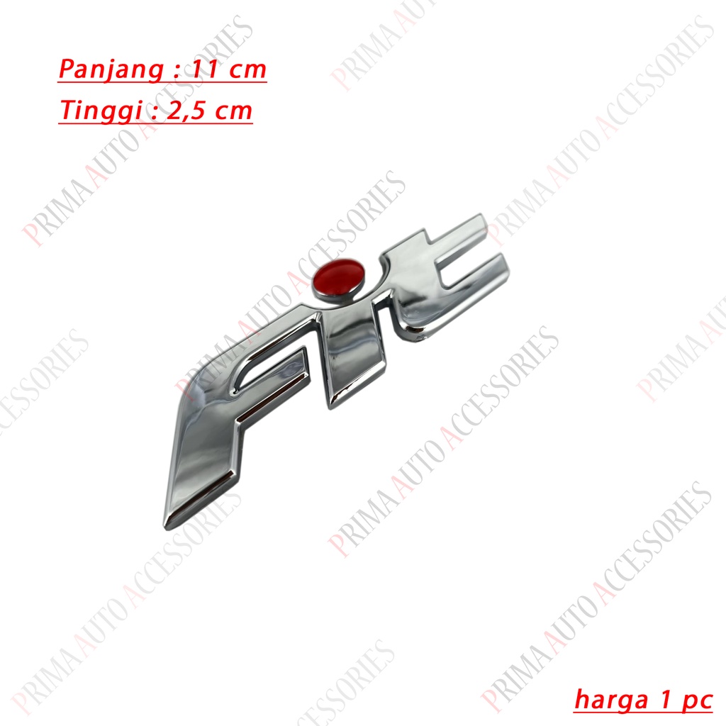 Emblem Honda Jazz Tulisan Fit Lama 11 cm 2004 - 2007