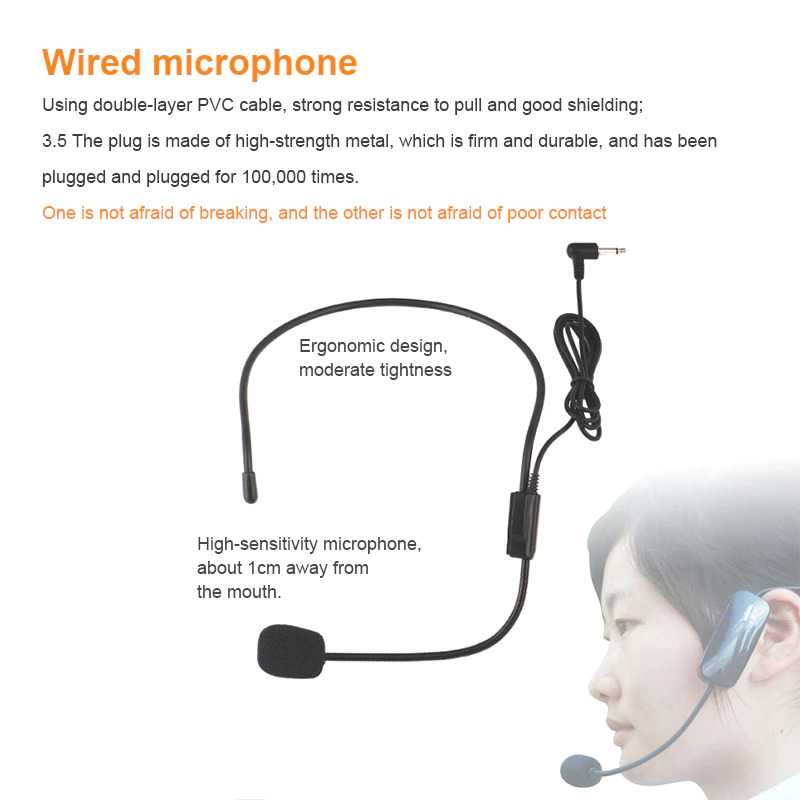 Megaphone Mikrofon Penguat Suara Tourguide Speaker Portable