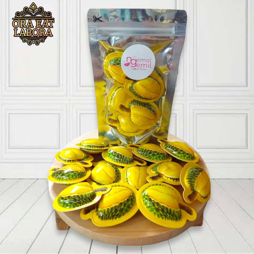 

Permen Durian 3D Durian Musang King Durian Candy Kualitas Premium - Ora Eat Labora