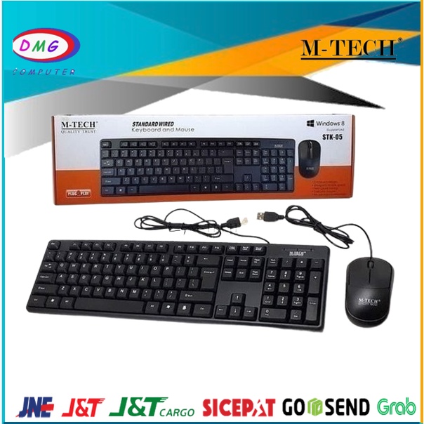 Keyboard Mouse Usb M-Tech Stk-05 wired Standard Mtech Stk 05