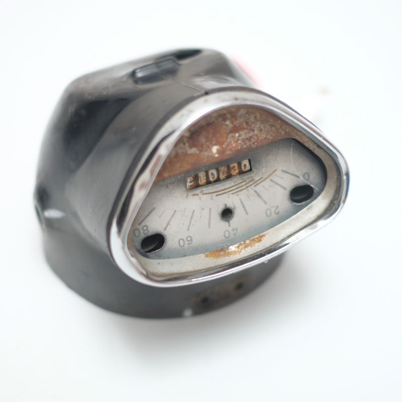 SPEEDOMETER SPEEDO HEADLAMP LMAPU DEPAN HONDA S90 CASTROL 64 65 ORIGINAL ORI