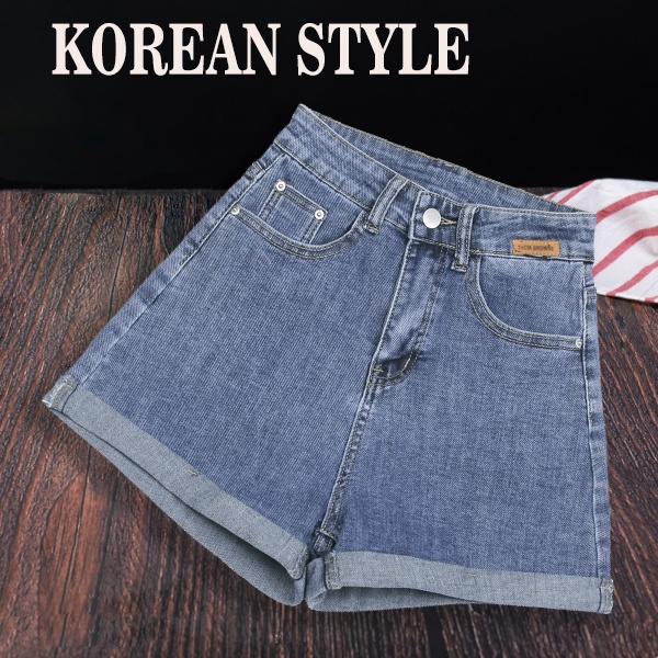 Celana pendek wanita celana kulot pendek wanita hot pants jeans stretch wanita highwaist celana pendek denim wanita cewek korean style kekinian