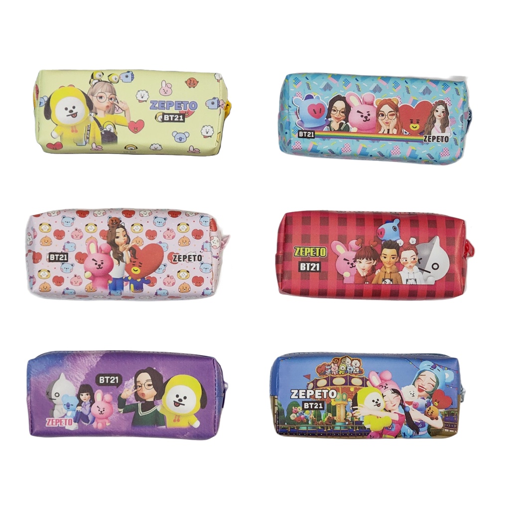 

Tempat Pensil Sleting / Zipper Pencil Case DS-033 BT21