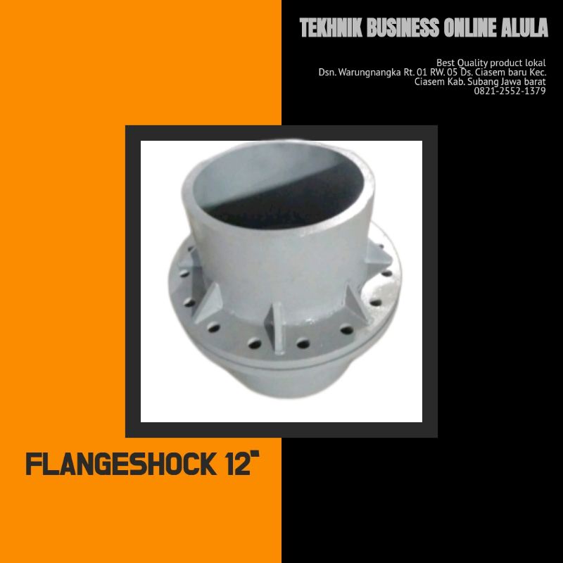 flange sock pvc 12 in