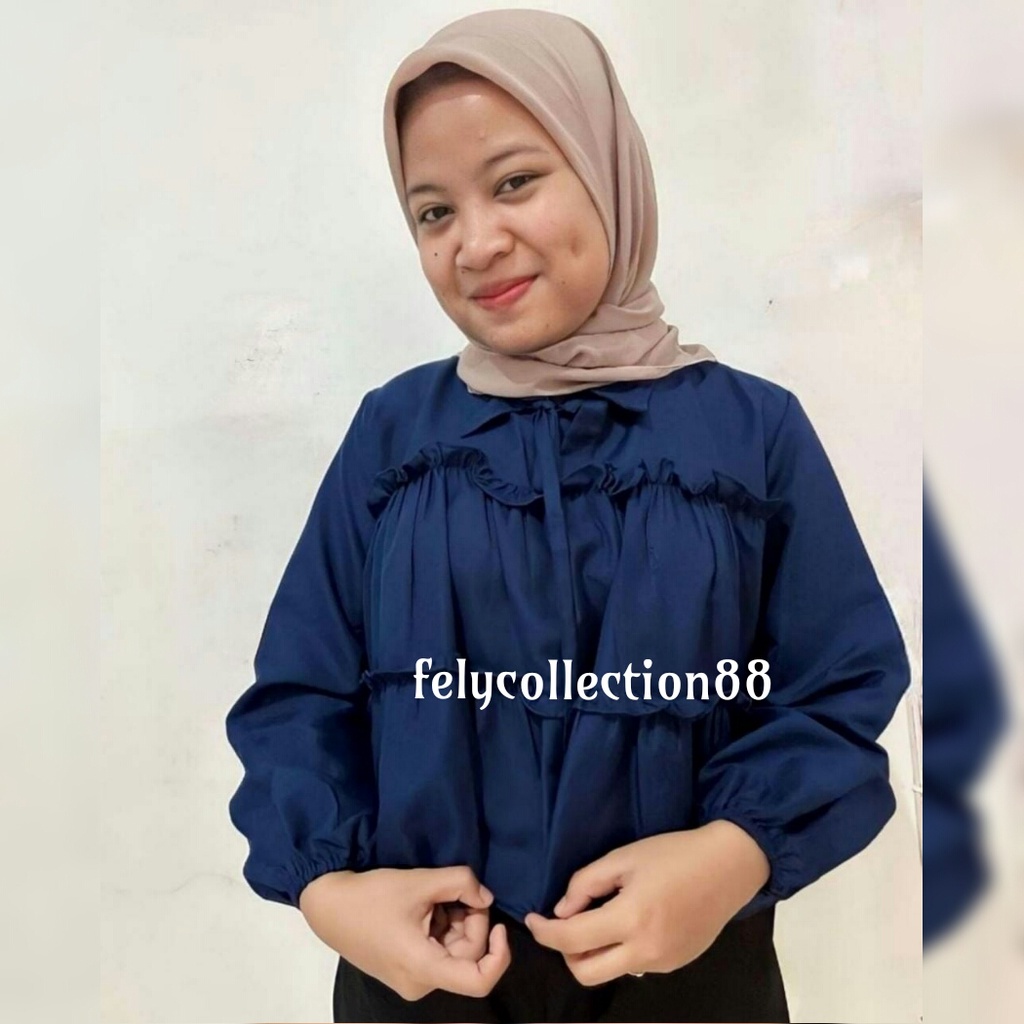 BABY DOLL SHIRT || ATASAN REMPLE WANITA TERBARU