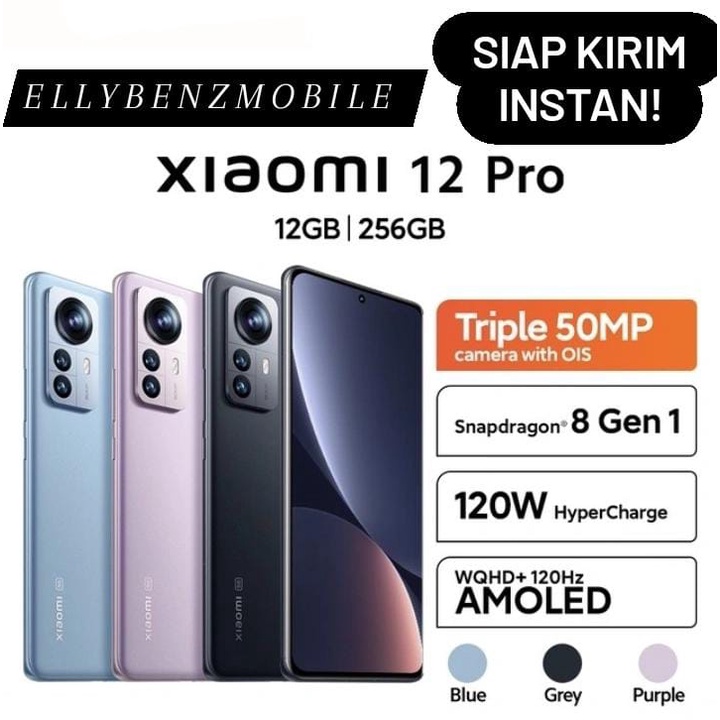 xiaomi 12 pro 12/256 New Garansi Resmi Xiaomi Indonesia