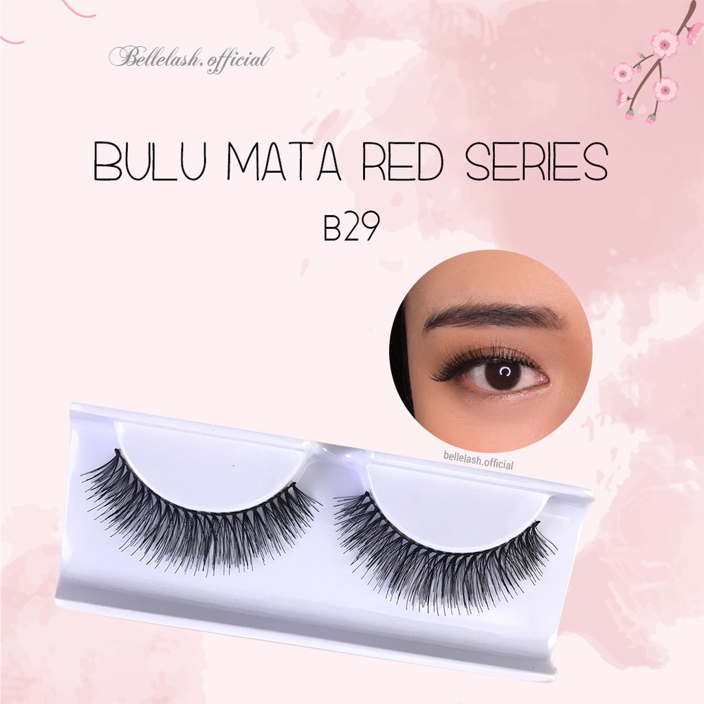 B29 Bulu Mata Palsu Handmade Natural False Eyelash Eye Lashes