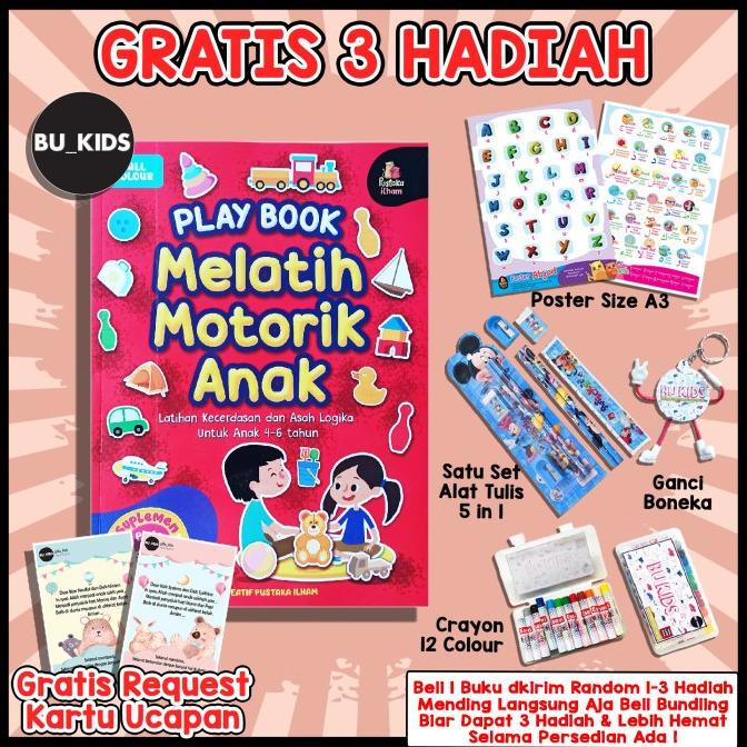 

Buku Aktivitas Anak Tk Paud - Playbook Melatih Motorik Anak