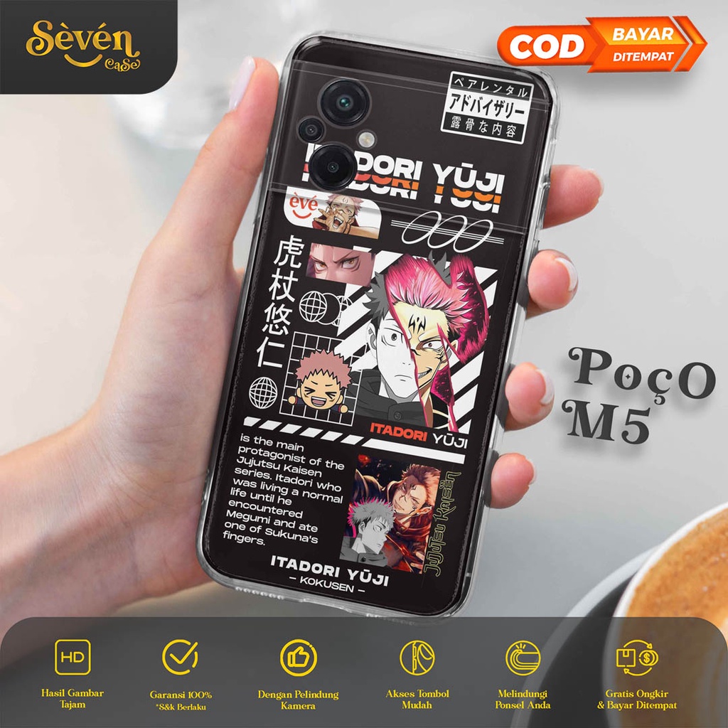 SEVEN Soft Case Poco M5 M5 Pro M5s M3 M3 Pro 5G - Casing Hp Poco M5 M5 Pro M5s M3 M3 Pro 5G - ( Juju