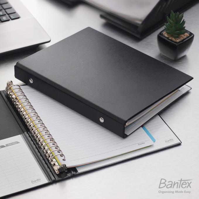 

Terbaru !!! Bantex Multiring Binder 20 Ring 25Mm A5 Black #1324 10