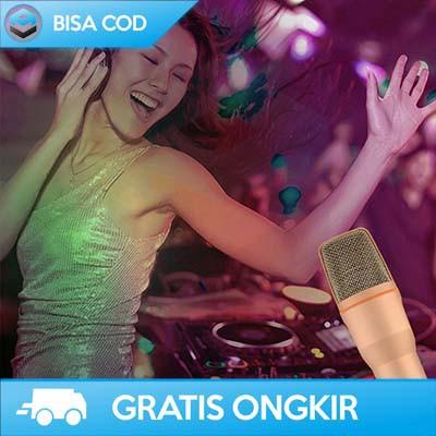 MIC CONDENSER REKAMAN STUDIO TAFFSTUDIO SF-666 ORIGINAL DENGAN STAND