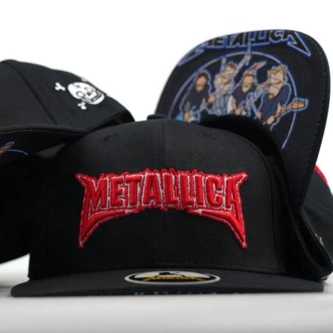 Topi Snapback Metallica Original Import Unisex Premium